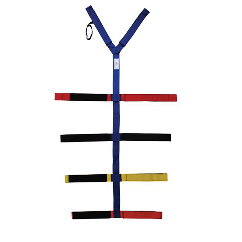 EMS spider harness for stretchers and spine boards